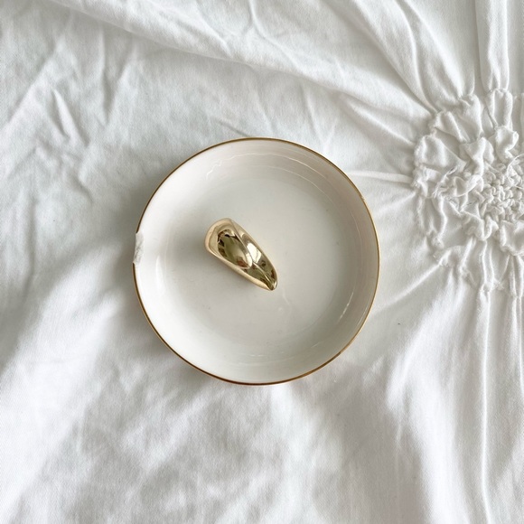 Small Gold Moon Jewelry Dish - Picture 2 of 3